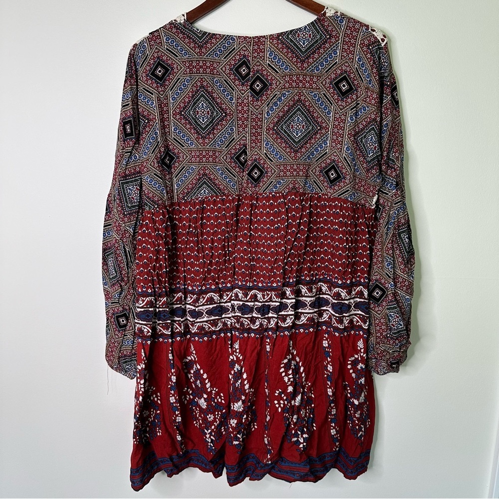 Umgee Patterned Colorful Dress Size Medium - Picture 3 of 7